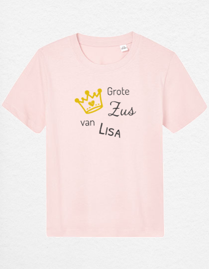 T-shirt "grote/fiere zus van"