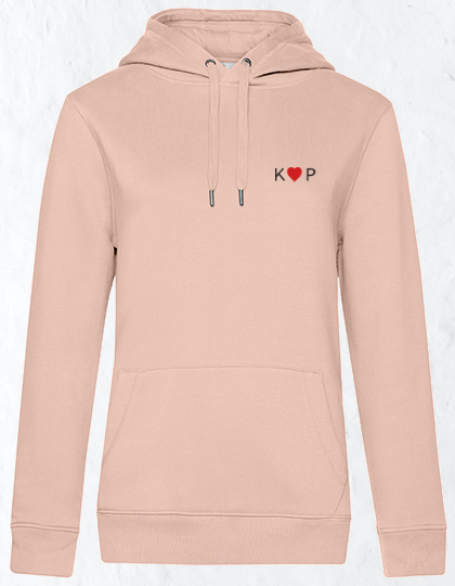 Geborduurde Hoodie hartje