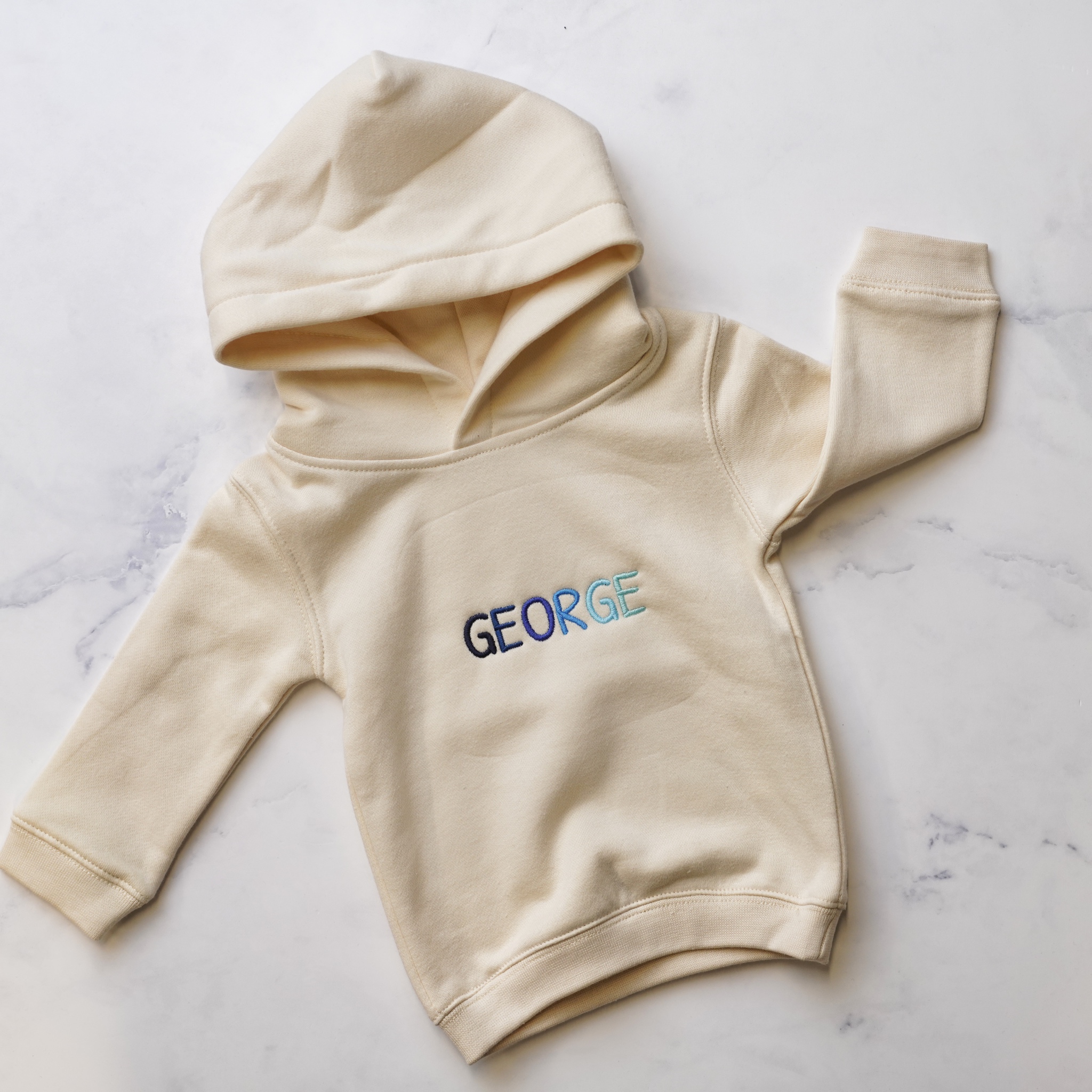 Voorbeeld van geborduurde Hoodie