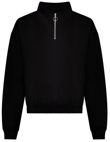 Half-zip cropped sweater, Afbeelding 3