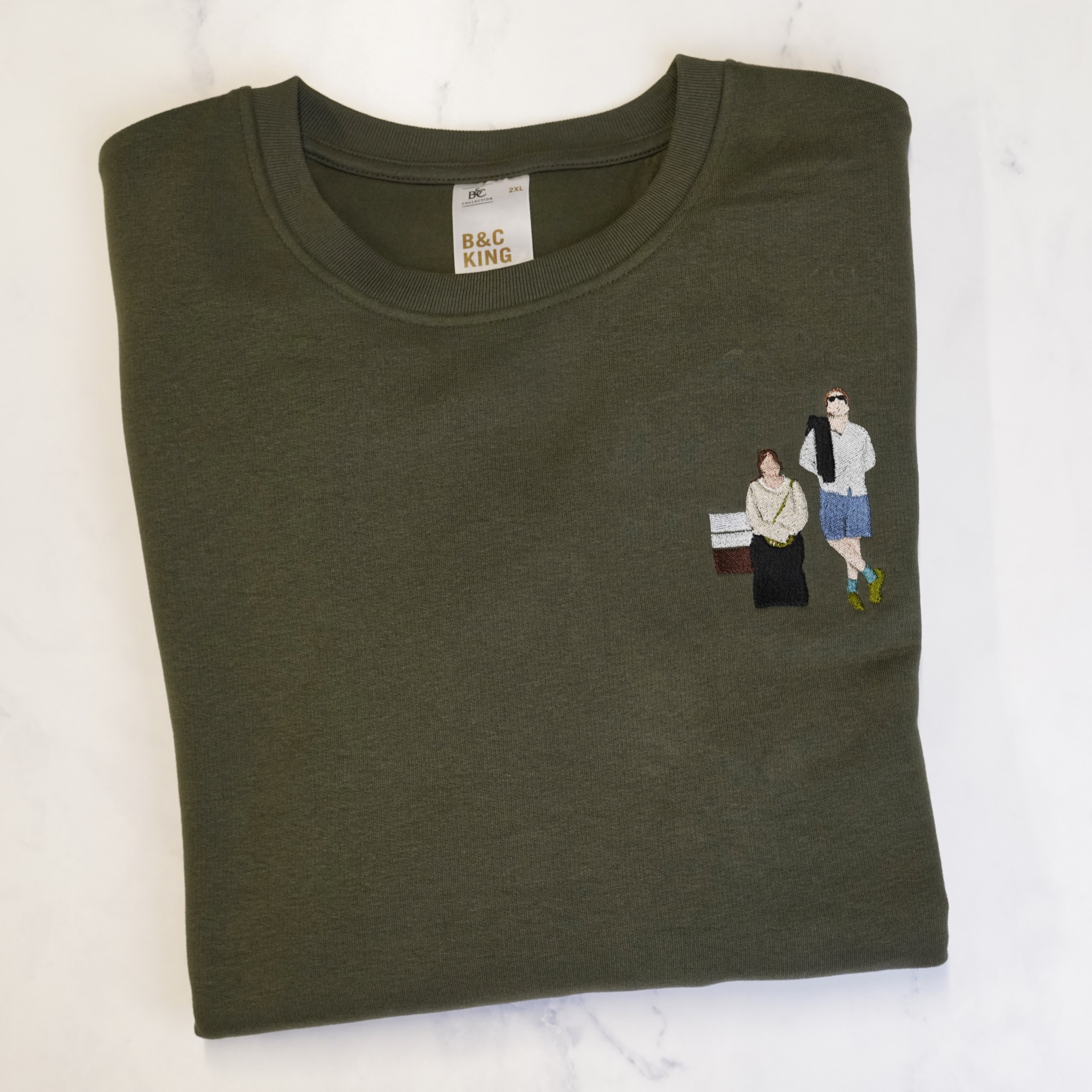 Voorbeeld van geborduurde Sweater