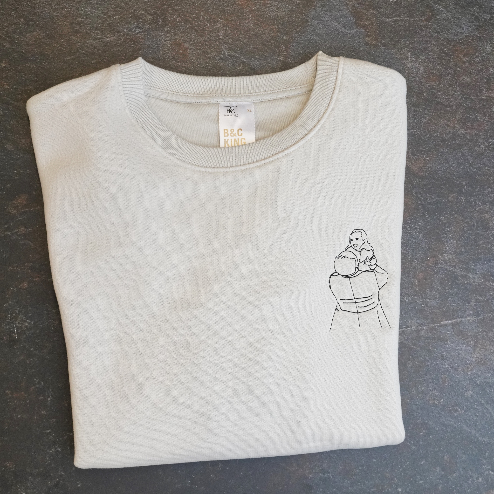 Voorbeeld van geborduurde Sweater